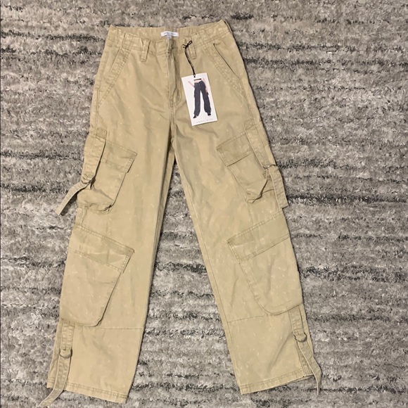 Tan Cargo Pants - Picture 1 of 4